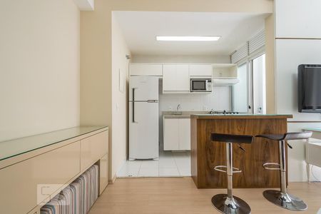 Sala de apartamento à venda com 1 quarto, 41m² em Vila Gertrudes, São Paulo