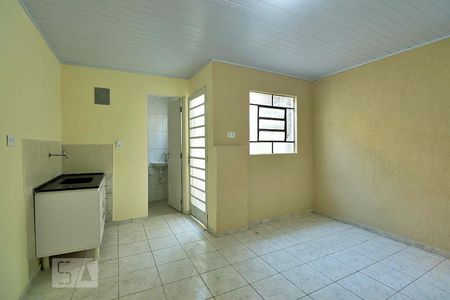 Sala/Cozinha de casa para alugar com 1 quarto, 40m² em Parque Novo Oratório, Santo André