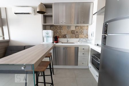 Cozinha de kitnet/studio à venda com 1 quarto, 37m² em Vila Gomes Cardim, São Paulo