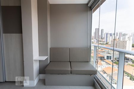 Varanda de kitnet/studio à venda com 1 quarto, 37m² em Vila Gomes Cardim, São Paulo