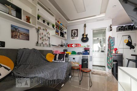 Sala de apartamento para alugar com 1 quarto, 36m² em Vila Angelina, São Bernardo do Campo