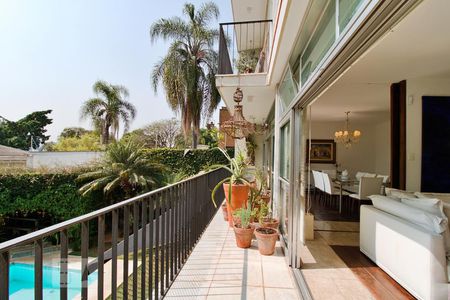 Varanda da Sala de casa para alugar com 3 quartos, 550m² em Jardim Guedala, São Paulo