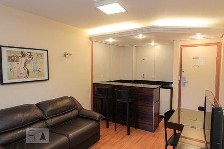 Sala de apartamento para alugar com 1 quarto, 48m² em Funcionários, Belo Horizonte