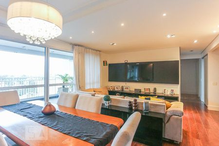 Sala de Estar de apartamento à venda com 4 quartos, 134m² em Jardim Olympia, São Paulo