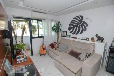 Sala de Estar de apartamento para alugar com 2 quartos, 82m² em Botafogo, Rio de Janeiro