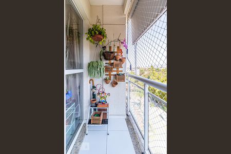 Varanda da Sala de apartamento à venda com 2 quartos, 60m² em Pechincha, Rio de Janeiro