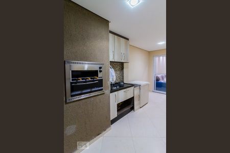Varanda Gourmet de apartamento à venda com 3 quartos, 77m² em Vila Galvão, Guarulhos