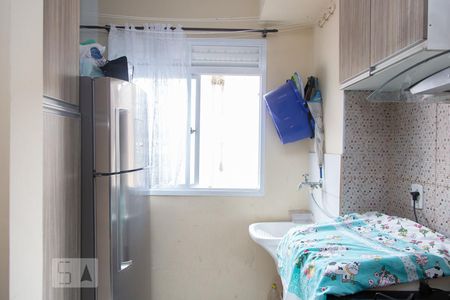 Cozinha e Área de Serviço de apartamento à venda com 2 quartos, 46m² em Vila Monte Santo, São Paulo