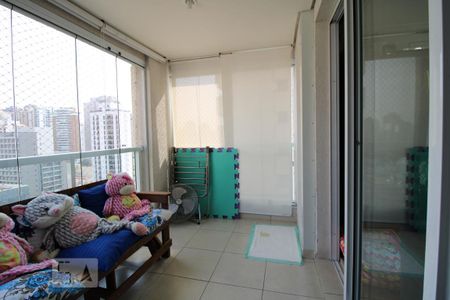 Varanda da sala de apartamento à venda com 3 quartos, 88m² em Perdizes, São Paulo