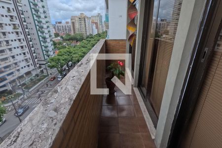 Varanda da Sala de apartamento para alugar com 4 quartos, 290m² em Boqueirão, Santos