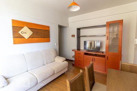 Sala de apartamento para alugar com 1 quarto, 60m² em Lourdes, Belo Horizonte