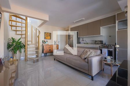 Sala/Cozinha de apartamento para alugar com 2 quartos, 107m² em Sumaré, São Paulo
