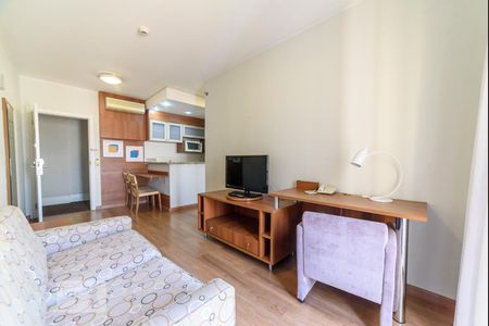 Sala de apartamento para alugar com 1 quarto, 52m² em Santa Paula, São Caetano do Sul