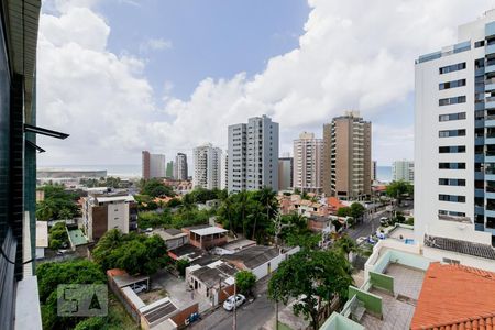 Vista da sala de apartamento para alugar com 1 quarto, 40m² em Armação, Salvador