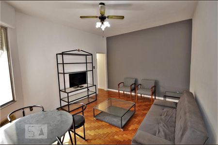 Sala de apartamento para alugar com 1 quarto, 65m² em Botafogo, Rio de Janeiro