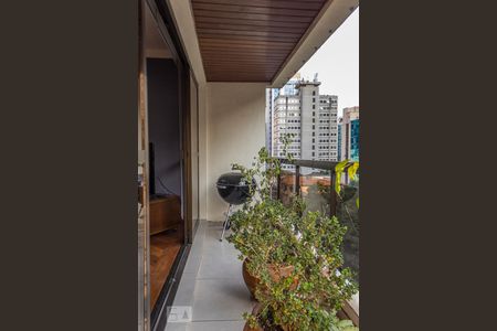 Varanda da Sala de apartamento para alugar com 3 quartos, 110m² em Itaim Bibi, São Paulo