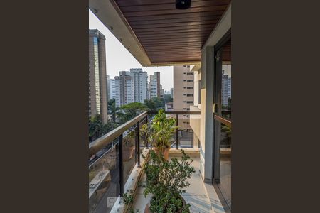 Varanda da Sala de apartamento para alugar com 3 quartos, 110m² em Itaim Bibi, São Paulo