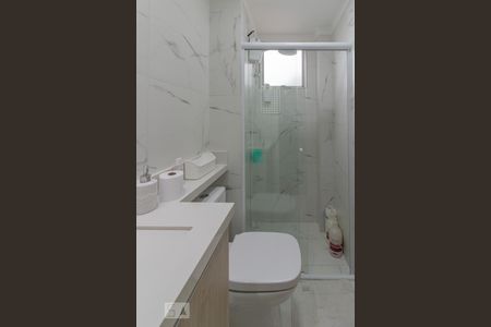 Banheiro da Suíte  de apartamento à venda com 2 quartos, 140m² em Parque Novo Mundo, São Paulo