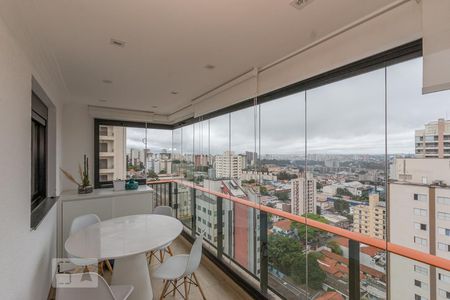 Varanda da Sala de apartamento para alugar com 1 quarto, 62m² em Jardim Santo Amaro, São Paulo