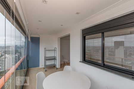 Varanda da Sala de apartamento para alugar com 1 quarto, 62m² em Jardim Santo Amaro, São Paulo