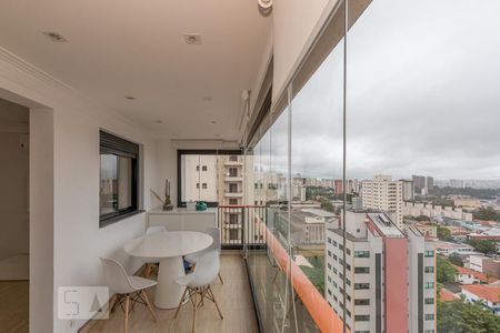 Varanda da Sala de apartamento para alugar com 1 quarto, 62m² em Jardim Santo Amaro, São Paulo