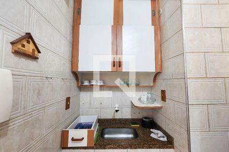 Cozinha de kitnet/studio à venda com 1 quarto, 25m² em Glória, Rio de Janeiro