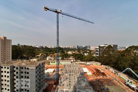 Vista da Sala de apartamento à venda com 1 quarto, 40m² em Paraíso do Morumbi, São Paulo