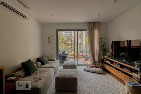 Sala de apartamento para alugar com 1 quarto, 80m² em Vila Nova Conceição, São Paulo