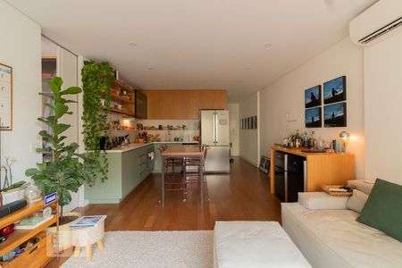 Sala de apartamento para alugar com 1 quarto, 80m² em Vila Nova Conceição, São Paulo