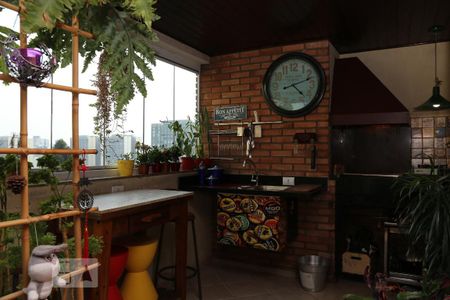 Varanda gourmet de apartamento à venda com 3 quartos, 128m² em Vila Suzana, São Paulo