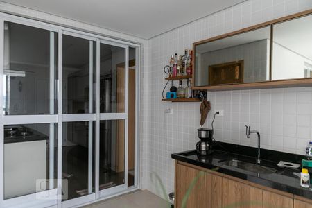 Varanda de apartamento para alugar com 3 quartos, 129m² em Gonzaga, Santos