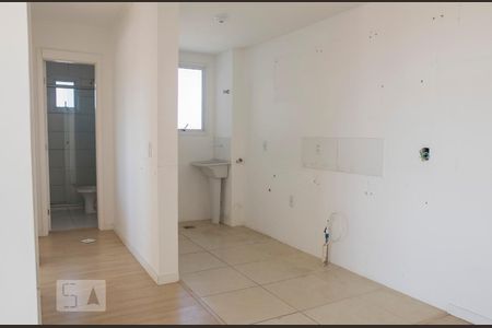 Cozinha e área de serviço de apartamento à venda com 2 quartos, 49m² em Estância Velha, Canoas