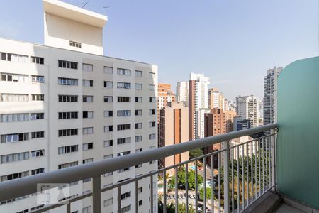 Varanda de apartamento à venda com 1 quarto, 43m² em Vila Nova Conceição, São Paulo