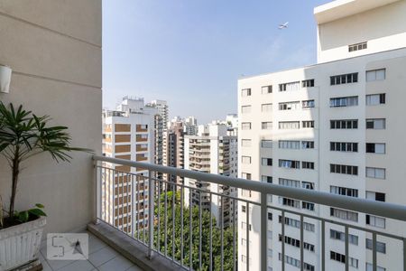 Varanda de apartamento à venda com 1 quarto, 43m² em Vila Nova Conceição, São Paulo