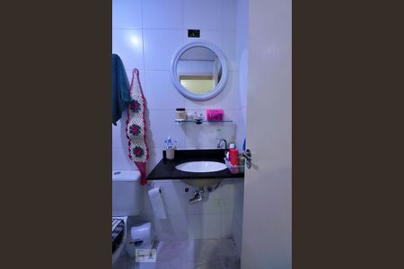 Banheiro da Suíte de apartamento à venda com 2 quartos, 59m² em Vila Guiomar, Santo André