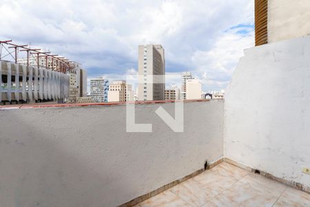 Varanda de kitnet/studio para alugar com 1 quarto, 27m² em Santa Efigênia, São Paulo