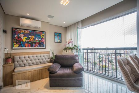 Varanda Gourmet de apartamento à venda com 3 quartos, 122m² em Jardim Brasil (zona Sul), São Paulo