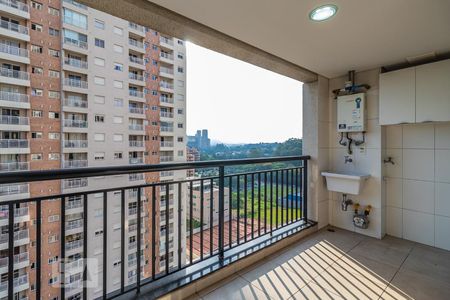 Varanda da Sala de apartamento à venda com 1 quarto, 49m² em Melville Empresarial Ii, Barueri