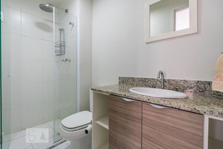 Apartamento à venda com 49m², 1 quarto e 1 vaga Apartamento à venda com 49m², 1 quarto e 1 vagaBanheiro da Suíte