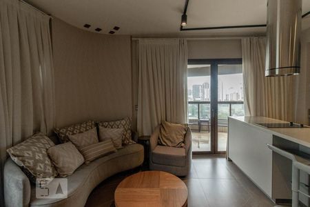 Sala/quarto/cozinha de kitnet/studio à venda com 1 quarto, 49m² em Vila Olímpia, São Paulo