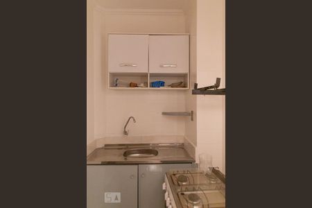 Cozinha de apartamento para alugar com 1 quarto, 30m² em Jardim Paulista, Ribeirão Preto