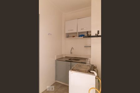 Cozinha de apartamento para alugar com 1 quarto, 30m² em Jardim Paulista, Ribeirão Preto