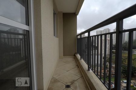 Varanda da Sala de apartamento à venda com 3 quartos, 66m² em Vila Andrade, São Paulo