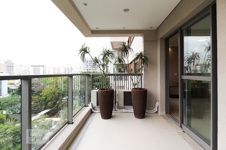 Varanda de apartamento para alugar com 1 quarto, 64m² em Indianópolis, São Paulo