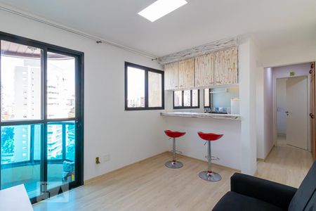 Sala  de apartamento à venda com 1 quarto, 38m² em Vila Mariana, São Paulo