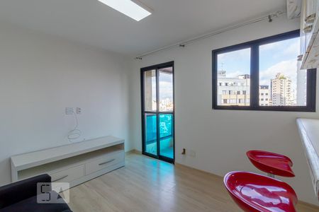 Sala  de apartamento à venda com 1 quarto, 38m² em Vila Mariana, São Paulo