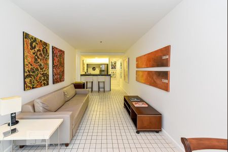 Sala de apartamento à venda com 1 quarto, 65m² em Lagoa, Rio de Janeiro