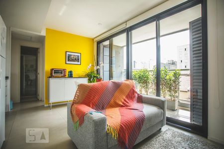 Sala/Cozinha de apartamento para alugar com 1 quarto, 47m² em Vila Monte Alegre, São Paulo