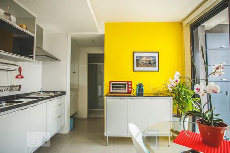 Sala/Cozinha de apartamento para alugar com 1 quarto, 47m² em Vila Monte Alegre, São Paulo