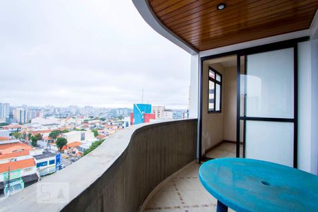 Varanda da sala de apartamento à venda com 2 quartos, 100m² em Vila Gilda, Santo André